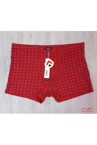 Мужские трусы боксеры с оригинальным принтом Taso 5605