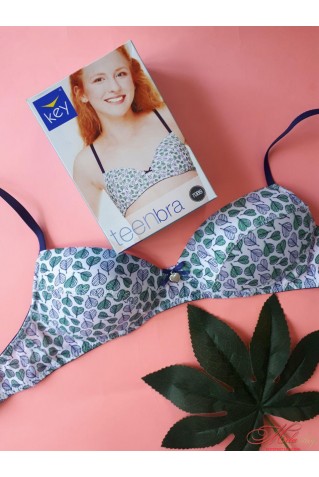 Очаровательный подростковый хлопковый бюстгальтер Key TBC-582 80АА