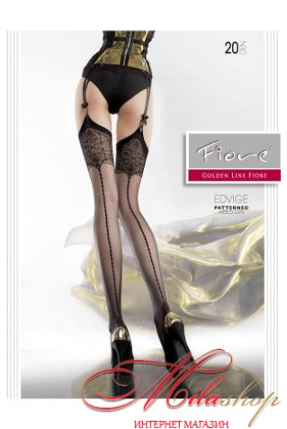 Сексуальные чулки под пояс Fiore EDVIGE 20 den