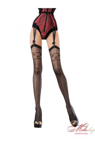 Фантазийные чулки под пояс Fiore FESTIVA 20 den