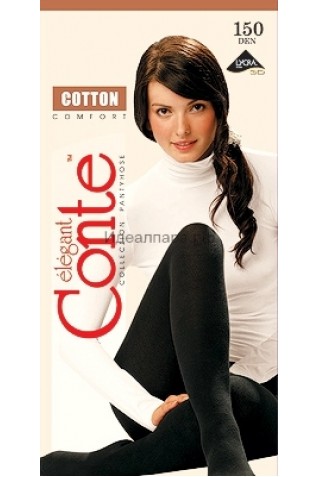 Женские колготки из хлопка Conte COTTON 150 den