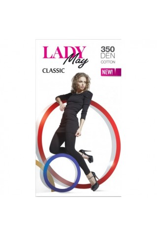 Теплые леггинсы Lady May leggins 350 den.
