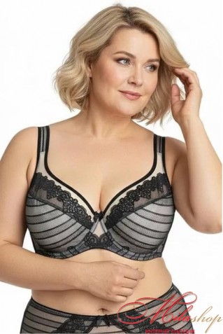 Кружевной бюстгальтер на чашке полупоролон Nana 1081