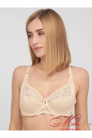 Бюстгальтер з м'якими мереживними чашками Lanny Mode 11118 бежевий