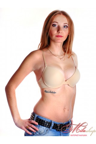 Бюстгальтер с эффектом пуш-ап Milavitsa 11187 75В бежевый