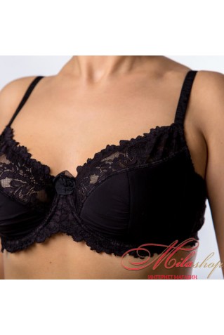 Бюстгальтер Lanny Mode з напівпоролоновою чашкою 11340 чорний 95Е