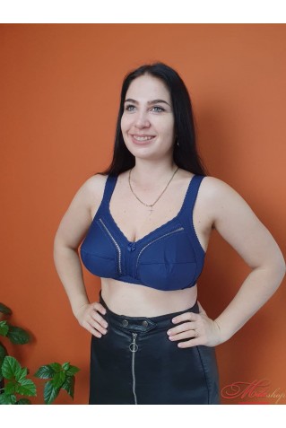 Бюстгальтер без кісточок Lanny Mode 11817 100D синій