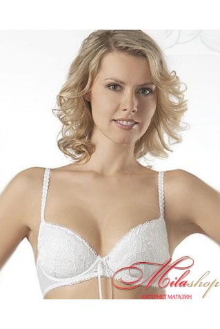 Бюстгальтер кружевной Milavitsa 11884 70D белый