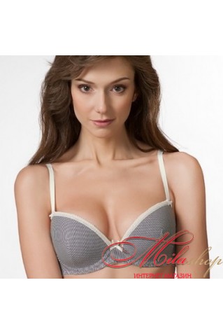 Бюстгальтер из эластичного хлопкового набивного полотна Milavitsa 12297