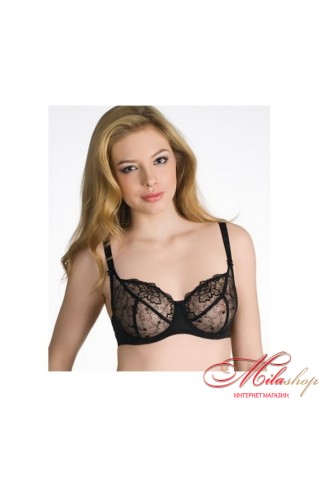 Бюстгальтер из сетки и вышивки Milavitsa 12752
