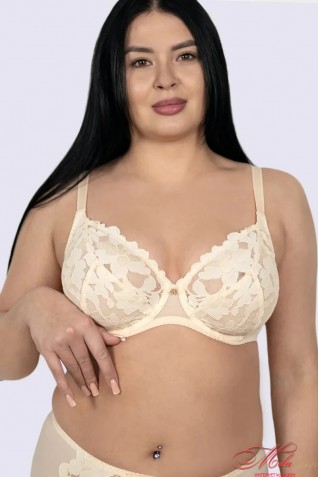 Кружевной бюстгальтер мягкая чашка на кости Elita 1503/017