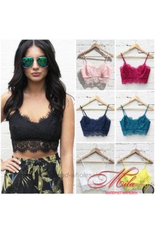 Ажурный сексуальный топ в черном цвете 30005