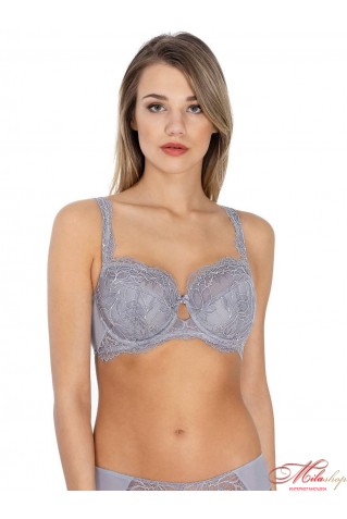 Мереживний бюстгальтер балконет на тонкому поролоні Lauma 37L41