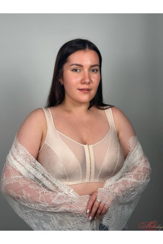 Бюстгальтер застібка попереду м'яка чашка без кісточок Lauma 44L23