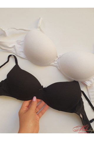 Бавовняний бюстгальтер без кістки з невеликим пуш-ап La Vivas 50218