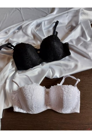 Мереживний бюстгальтер балконет Onita de Mas (Donafen) 5191