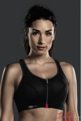 Оригинальный спортивный топ на молнии Anita 5546