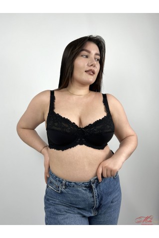 Мереживний бюстгальтер з м'якими чашками на каркасі Lauma 58K21