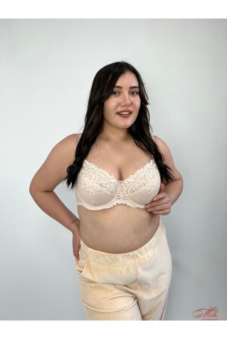 Мереживний бюстгальтер м'яка чашка на каркасі Lauma 58K24