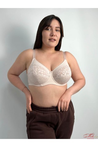 Мереживний бюстгальтер з м'якою чашкою напівпоролон Lauma 66A40