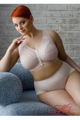 Бюстгальтер з м'якими чашками без каркасів застібка попереду Honey H47-23