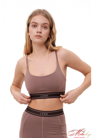 Топ на тонких бретельках з мікрофібри Luna LS022t Holly