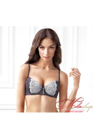 Бюстгальтер балконет со съемным пуш-апом Jasmine Lingerie Bess 1218/43