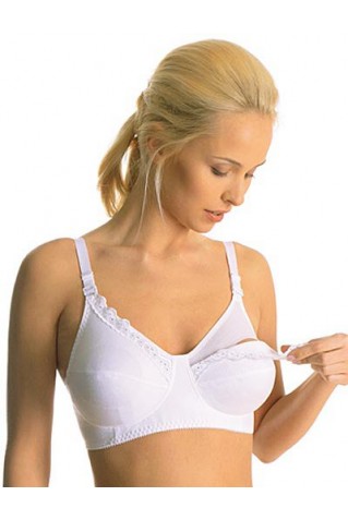 Бюстгальтер для кормящей мамы Milavitsa 11502 70F белый