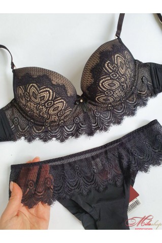 Кружевной комплект Anabel 8160-009 85C шампань