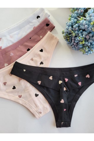 Бавовняні трусики стрінги Obrana (Anabel Arto) 200-12