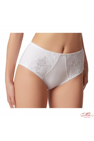 Трусики сліпи з бавовни з мереживними вставками Lavivas 20300 3XL червоні