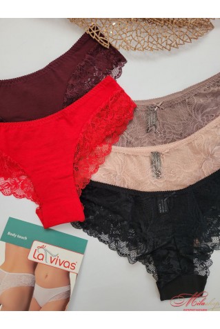 Мереживні трусики сліпи Lavivas 20309