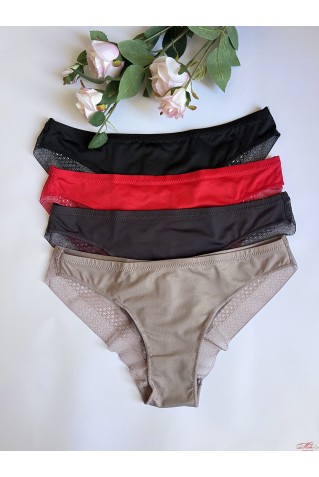 Жіночі трусики бразиліана з мережива La Vivas 20313
