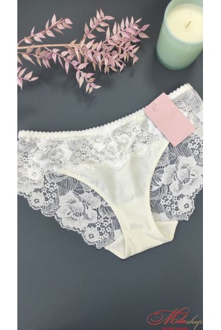 Трусики сліпи з мікрофібри з мереживом Orhideja 210-208