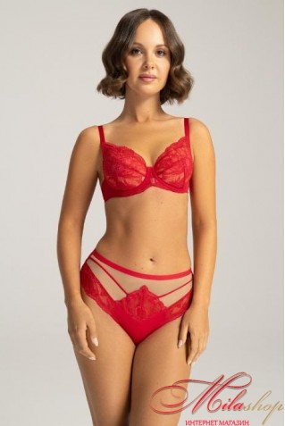 Жіночі трусики бразиліана з сітчастим полотном AVA 2156/B