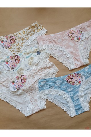 Прекрасні трусики сліпи з віскози 26528 DCGIRL (Польща) з мереживом