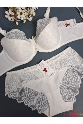 Трусики слипы из микрофибры и кружева Glora 281523