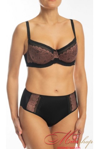 Високі трусики сліпи з мікрофібри та мережива VALMIR.A 2934/M