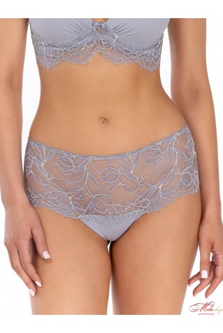 Трусики бразиліана з мікрофібри та мережива Lauma 37L70