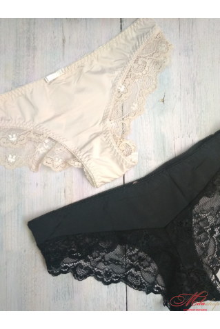 Очаровательные трусики бразилианы с кружевом Luna L5102BO-M