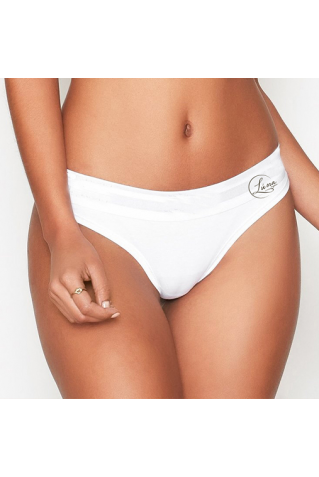 Дивовижні трусики стрінги Luna 5124 Gerbera М чорні