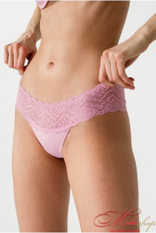 Трусики стринги из микрофибры с кружевом Luna 5134 Isabel