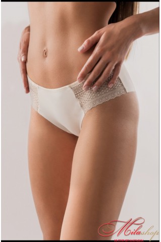Безшовні трусики бразиліана зі вставками мережива Luna 5143 Diana