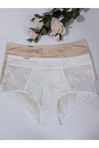 Высокие трусики слипы из микрофибры Lanny Mode 51598