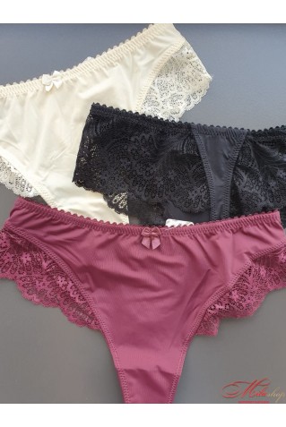 Трусики стринги с высокой посадкой Annajolly 60883  L