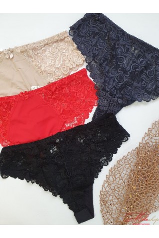 Трусики бразилиана с высокой посадкой Annajolly 9863 XL