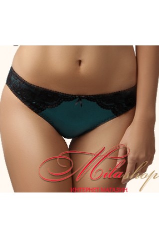 Трусики слип из атласа и кружева Ангела 1180