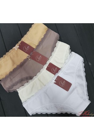 Трусики слипы из хлопка Luna L5116TO