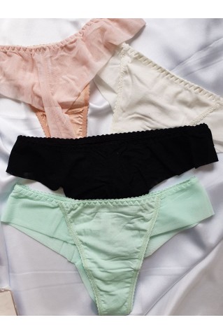 Базові бразиліана з сітчастою сідницею Lora Iris 1709