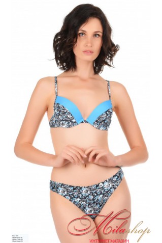 Купальник с съемным пуш-ап Margo Blues M1/67/67